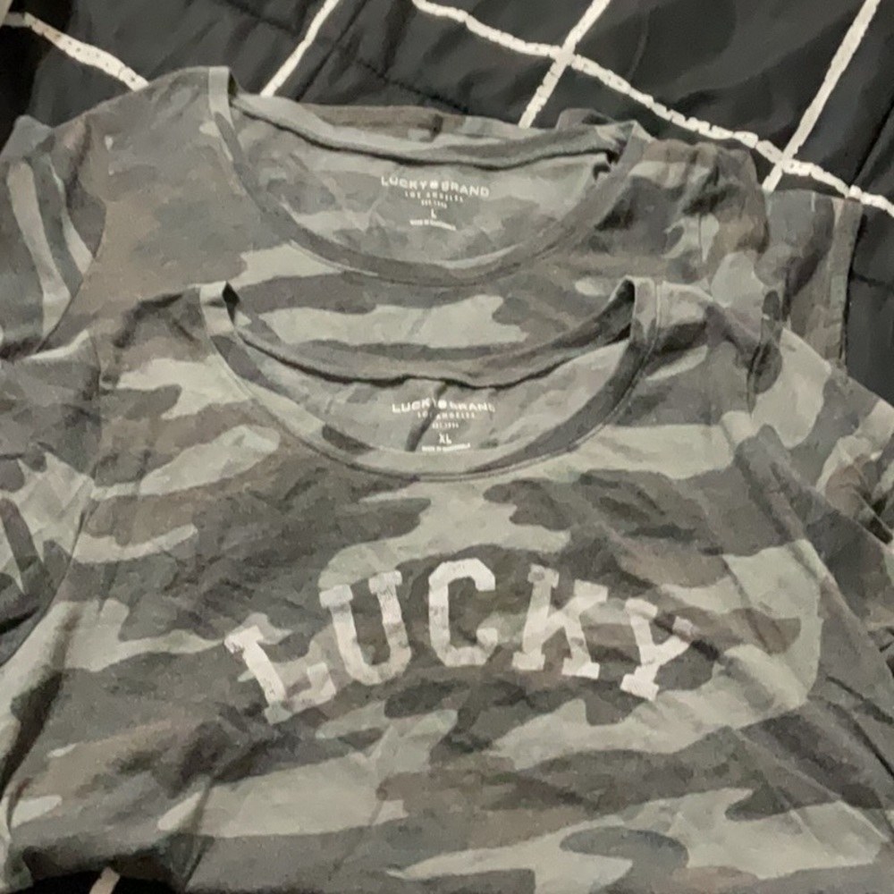 Lucky Brand short Sleeve Shirts. Size large and X-Large